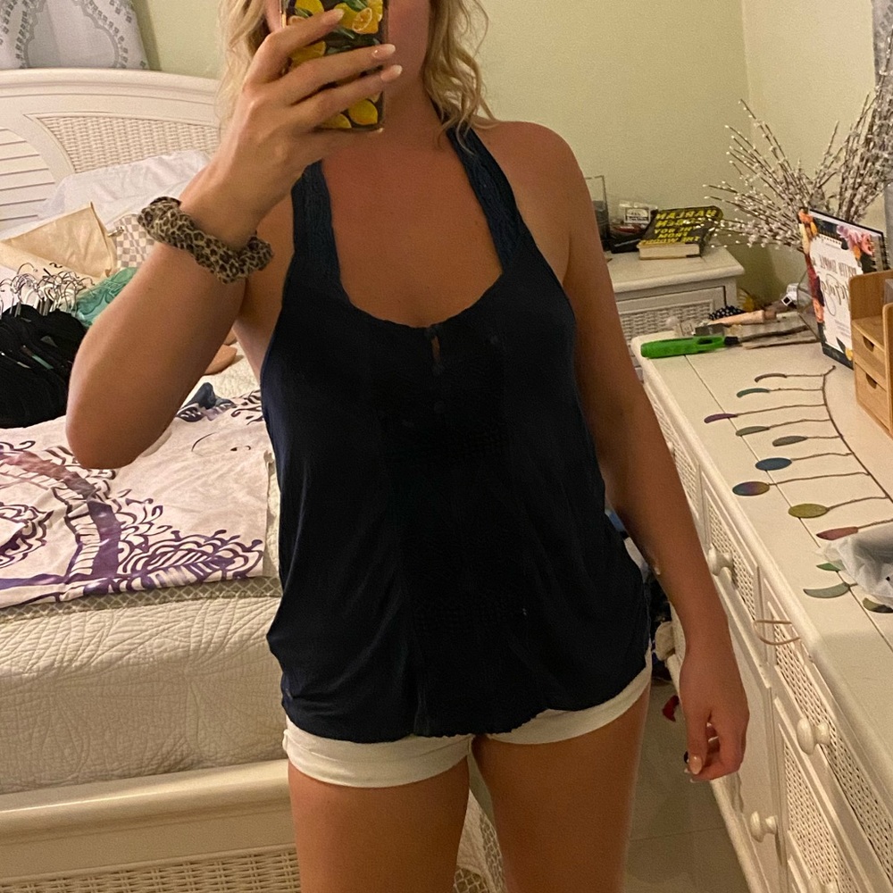 Navy blue Roxy tank top - Picture 2 of 5